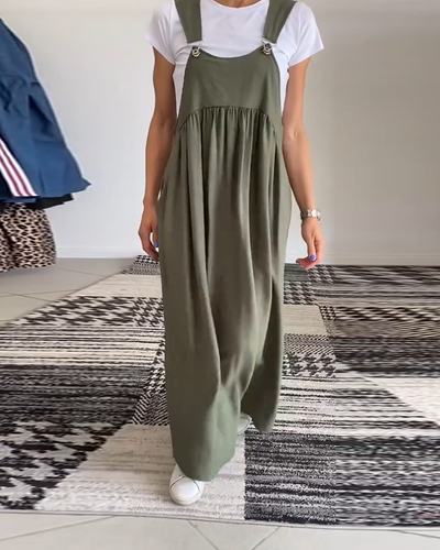 Alice | Robe décontractée à bretelles unies