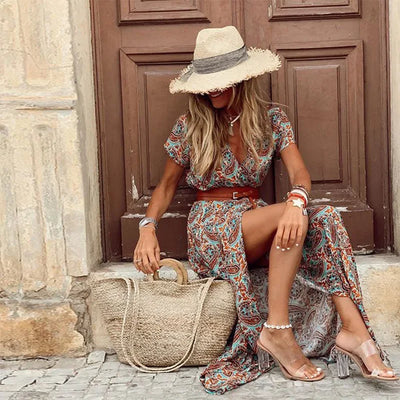 Alexandra™ | Elegante Bohemian Maxi-Jurk