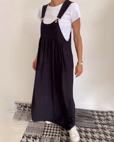Alice | Robe décontractée à bretelles unies